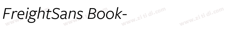 FreightSans Book字体转换